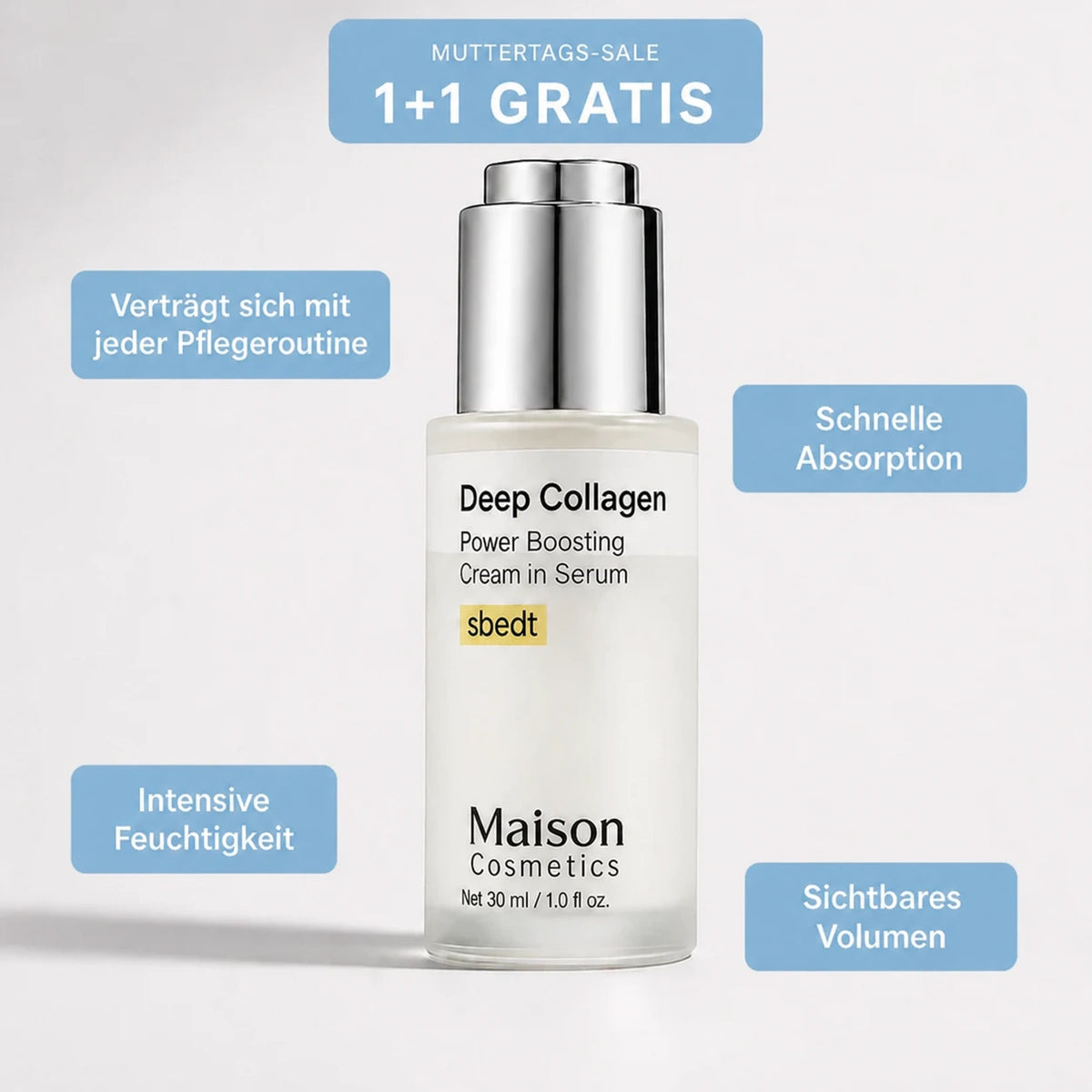 VoluFine | Koreanisches Kollagen-Serum für reife Haut – Maison Cosmetics