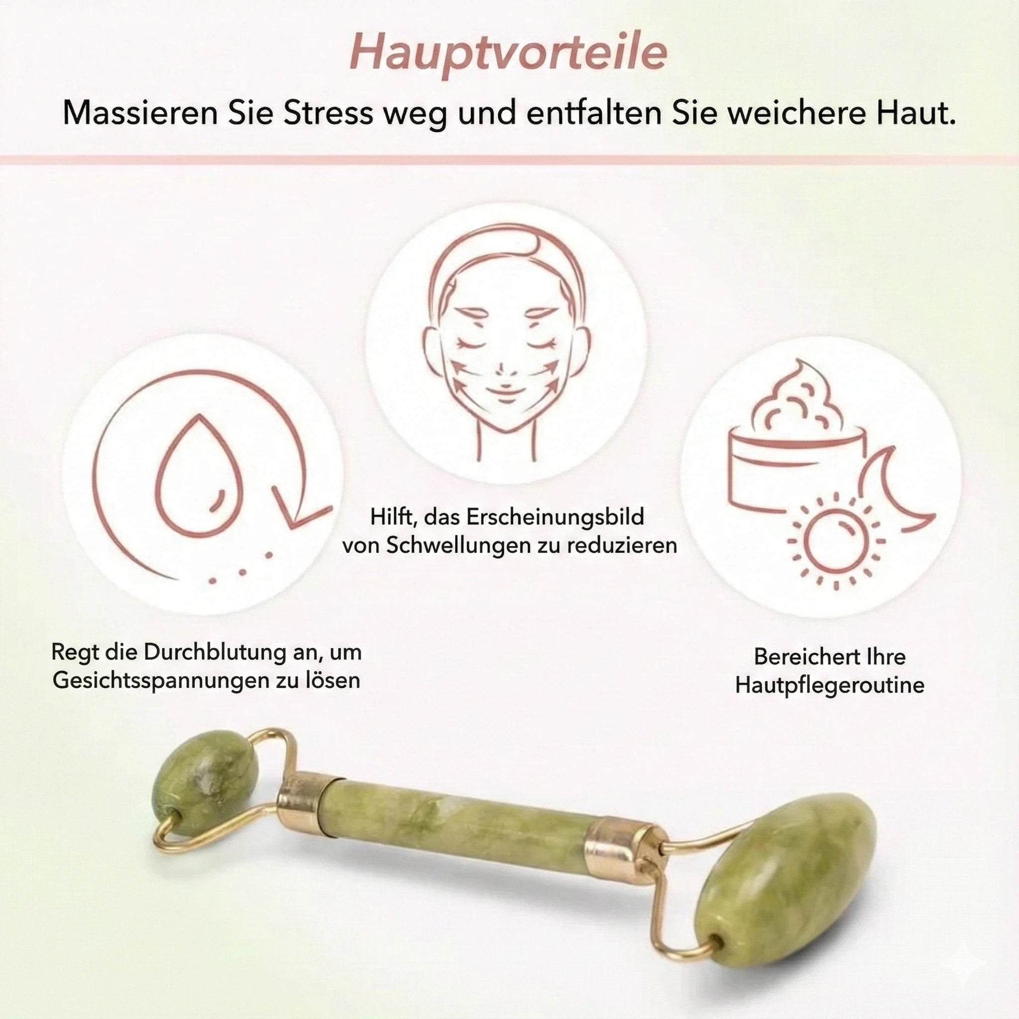 MAISON'S KRISTALL-GESICHTSROLLER