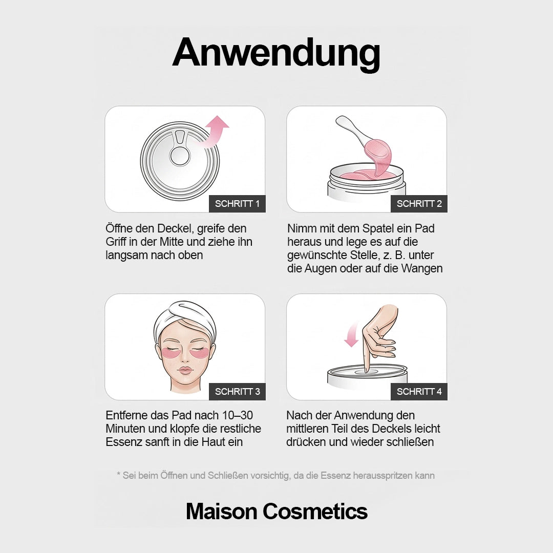 MAISON'S STRAFFENDE HYDROGEL AUGENPADS